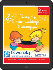 Uczę się niemieckiego śpiewająco. Ebook na platformie dzwonek.pl. Kurs języka niemieckiego dla dzieci od 3-6 lat