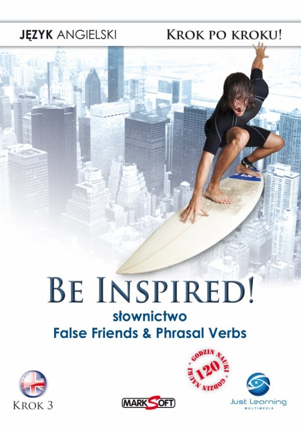 Be Inspired! Słownictwo false friends &amp; phrasal verbs. Interaktywny kurs komputerowy - krok 3