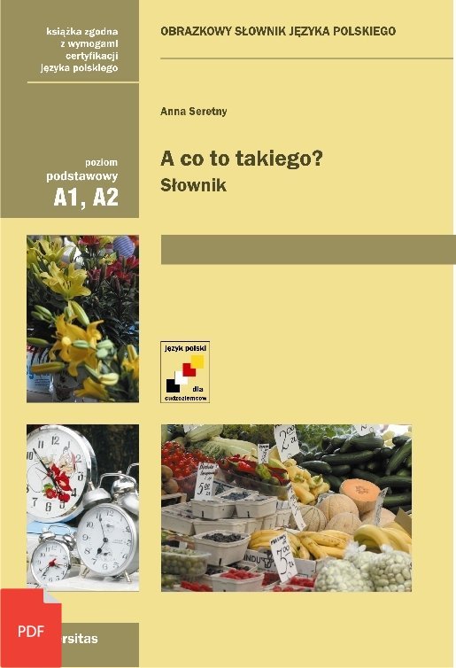 A co to takiego? Obrazkowy słownik języka polskiego (A1, A2) EBOOK PDF