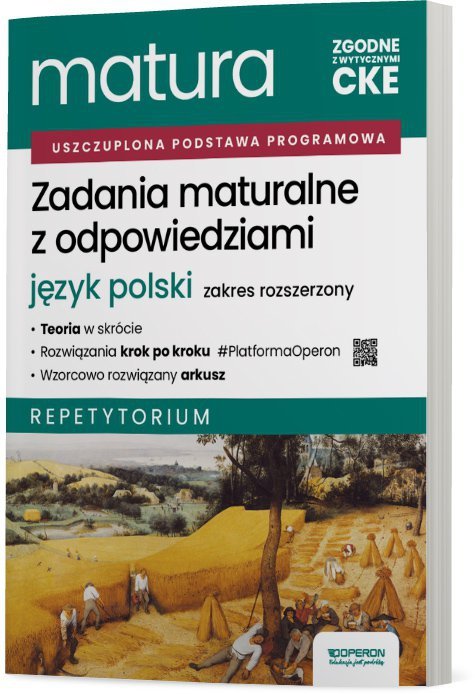 Matura 2026 Język polski Zadania maturalne z odpowiedziami Zakres rozszerzony Repetytorium