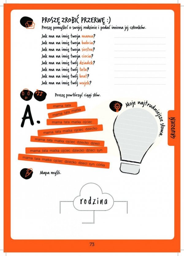 Słowo daję! Ćwiczenia leksykalne z języka polskiego jako obcego na poziomie A1