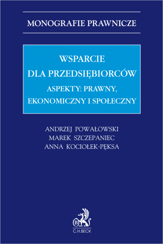 Wsparcie dla przedsiębiorców - aspekty: prawny, ekonomiczny i społeczny