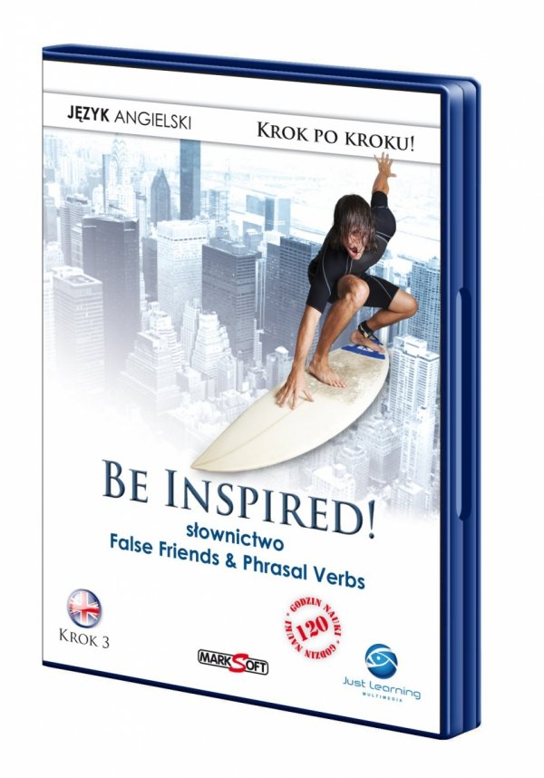 Be Inspired! Słownictwo false friends &amp; phrasal verbs. Interaktywny kurs komputerowy - krok 3