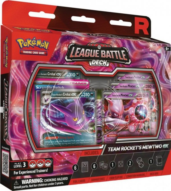 Pokémon TCG. League Battle Deck. Team Rocket's Mewtwo ex