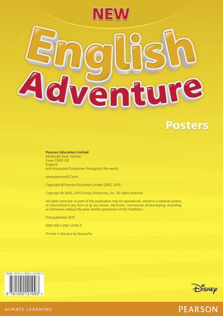 New English Adventure PL 1 Posters