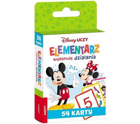 Disney uczy mix. Elementarz. Wykonuję działania. Karty