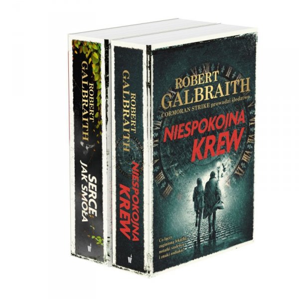 Pakiet Cormoran Strike: Niespokojna krew, Serce jak smoła