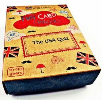Karty językowe Angielski Fun Card English The USA quiz