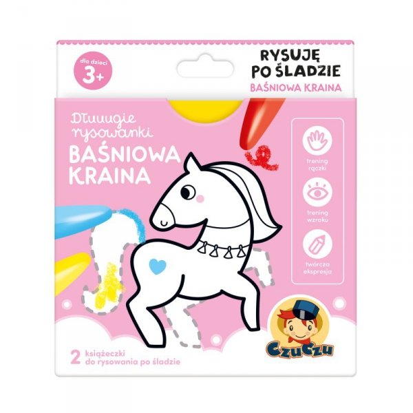 CzuCzu. Dłuuugie rysowanki 3+ Rysuję po śladzie Baśniowa kraina