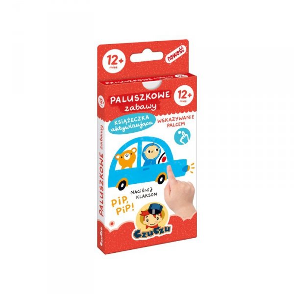 CzuCzu. Paluszkowe zabawy. Książeczka aktywizująca 12m+