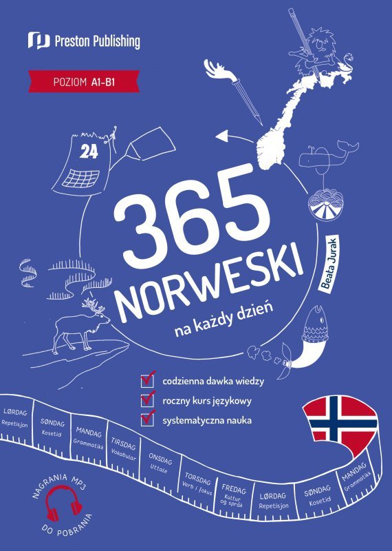 Norweski 365 na każdy dzień (A1-B1)