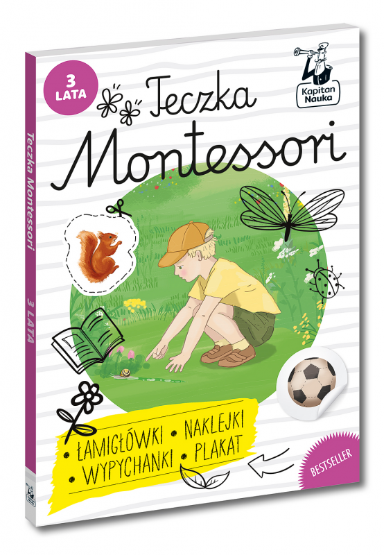Teczka Montessori. 3 lata. Kapitan Nauka