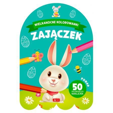 Wielkanocne kolorowanki. Zajączek