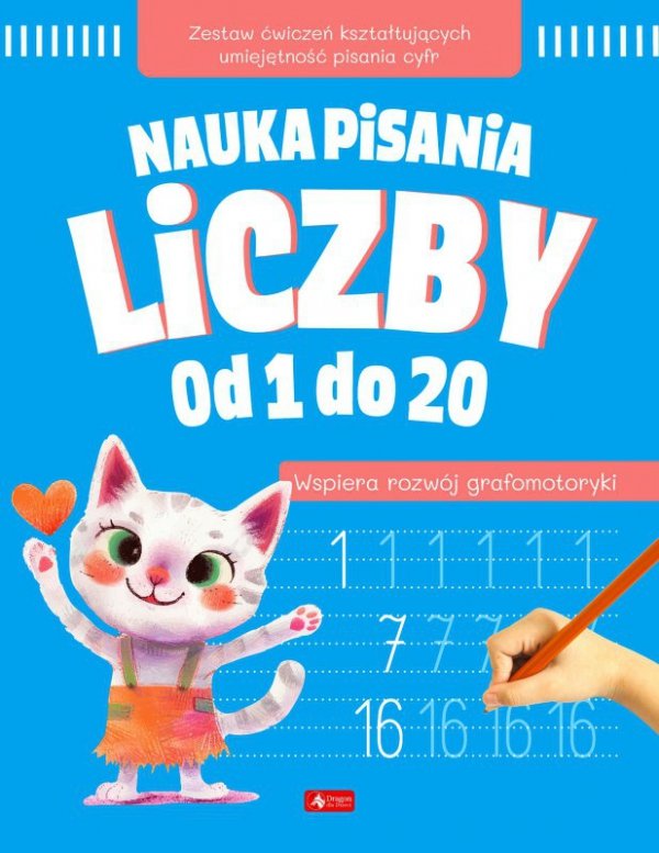 Nauka pisania. Liczby od 1 do 20