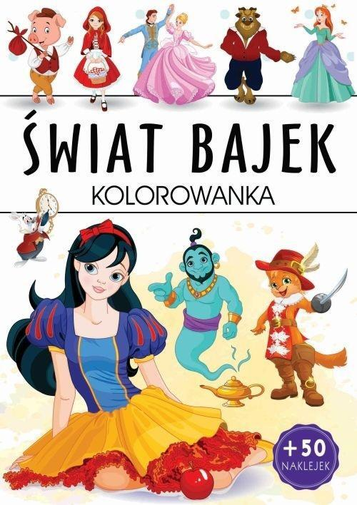 Świat bajek - kolorowanka
