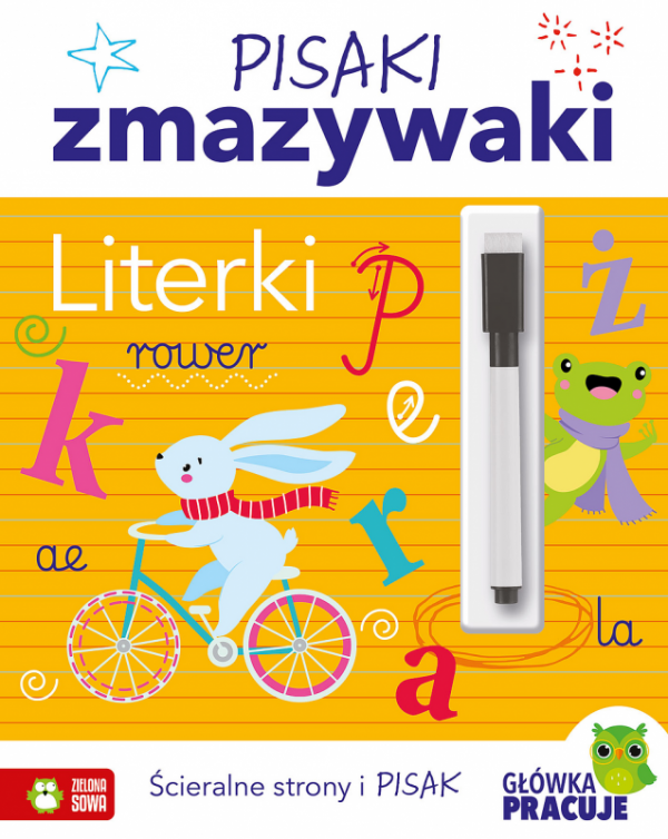 Literki. Pisaki zmazywaki
