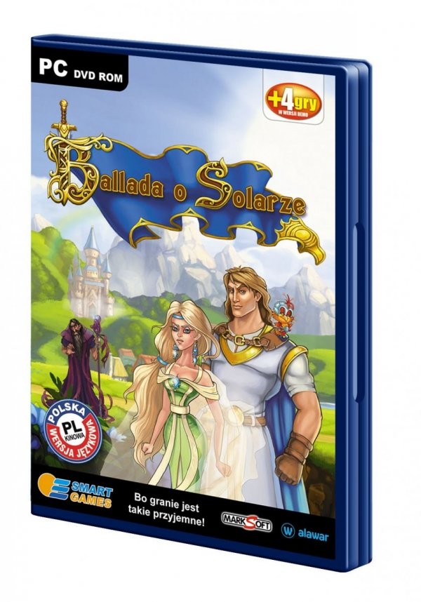 Ballada o Solarze. Smart games. PC DVD-ROM + 4 gry w wersji demo