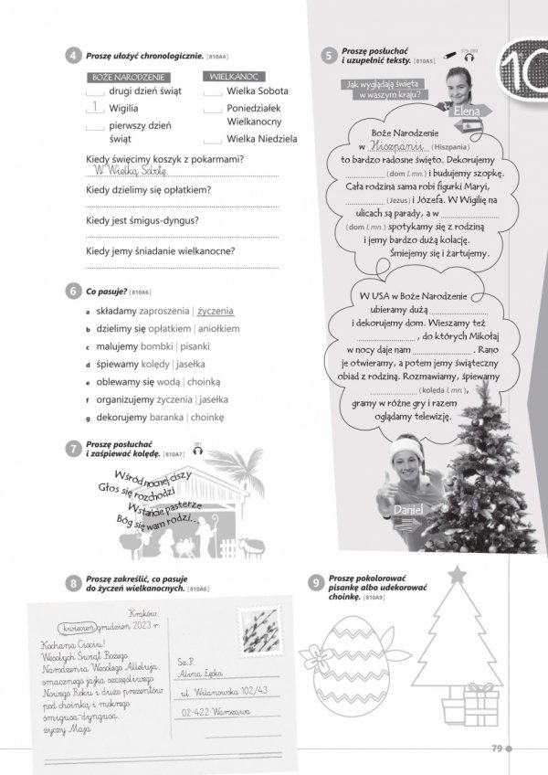 Polski krok po kroku Junior 2. Zeszyt ćwiczeń - przykładowa strona