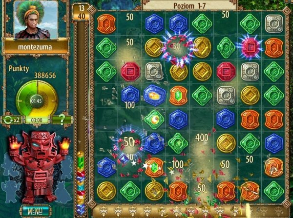 Skarby montezumy 2. The treasures of montezuma 2. Smart games. PC CD-ROM + 4 gry w wersji demo