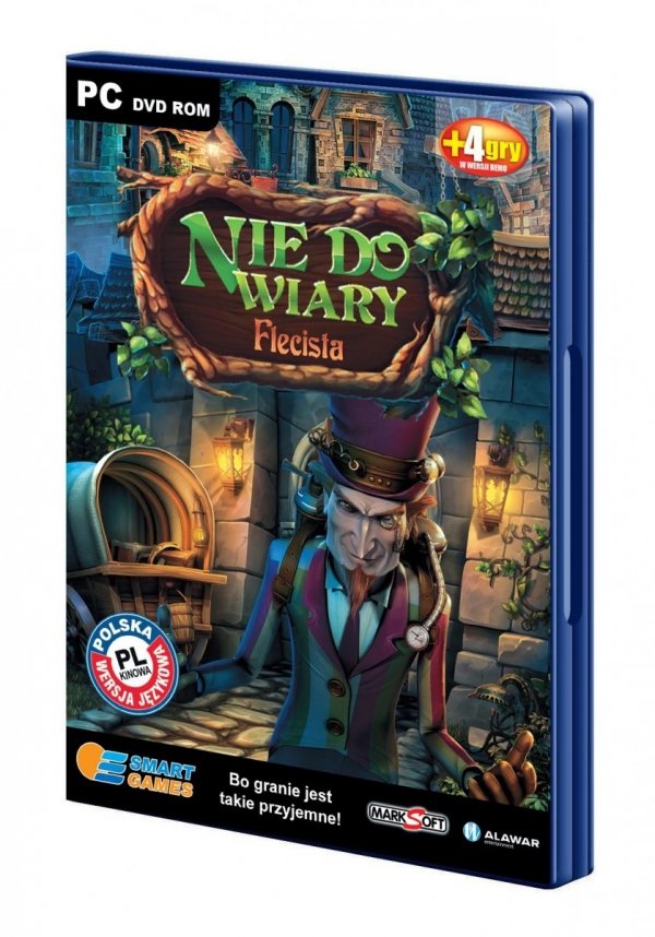 Nie do wiary. Flecista. Smart games. PC DVD-ROM + 4 gry w wersji demo