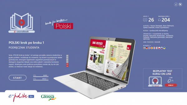 Polski krok po kroku A1. Podręcznik studenta (e-coursebook)