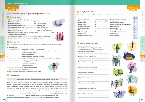 Zestaw Gramatyka dla praktyka 2. Czasownik. Wersja papierowa + flipbook