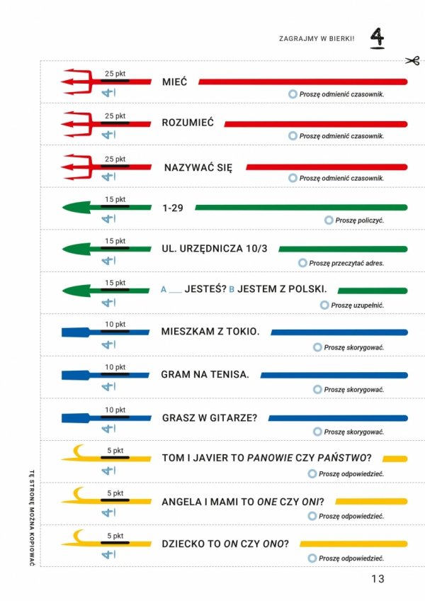 68 pomysłów na lekcje polskiego - przykładowa strona