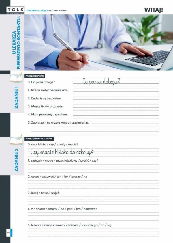 Witaj! Komunikacja w języku polskim dla obcokrajowców. Poziom A2 część 2. Podręcznik i zeszyt ćwiczeń + suplement praca na poziomie B1 (EBOOK)