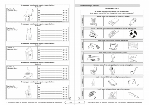POLSKI JEST COOL. Książka nauczyciela. Gry i zabawy - materiały do kopiowania 
