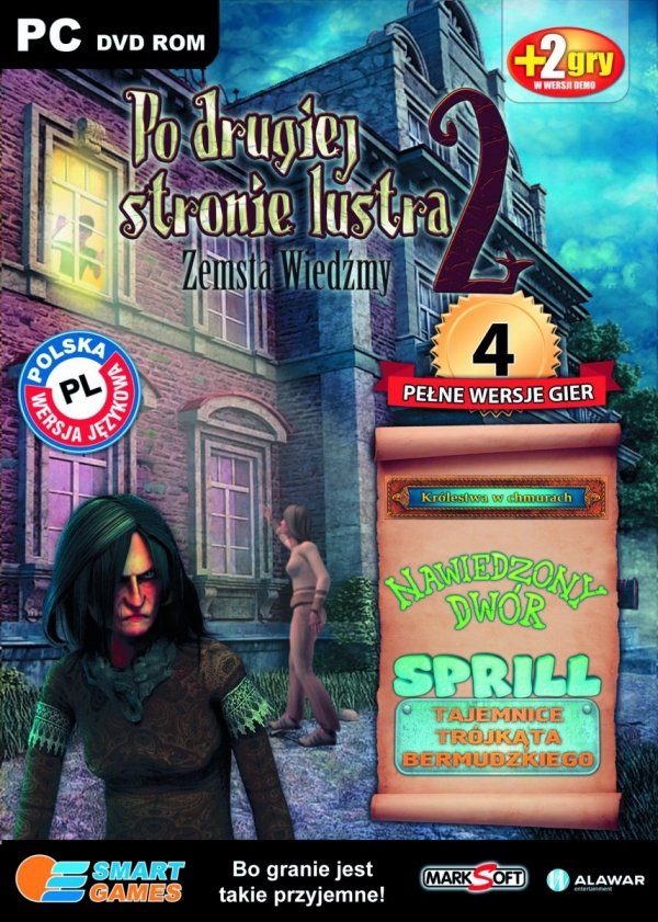 Po drugiej stronie lustra 2. Zemsta Wiedźmy. 4 pełne wersje gier. Smart games. PC DVD-ROM + 2 gry w wersji demo