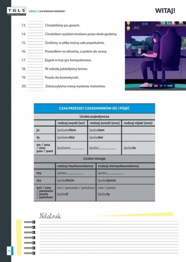 Witaj! Komunikacja w języku polskim dla obcokrajowców. Poziom A2 część 1. Podręcznik i zeszyt ćwiczeń z odpowiedziami (EBOOK)