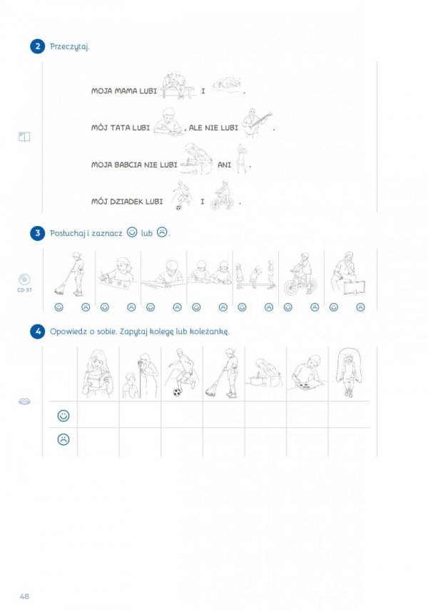 Po polsku? Tak! Zeszyt ćwiczeń część 1 dla dla dzieci uczących się języka polskiego jako drugiego z płytą CD