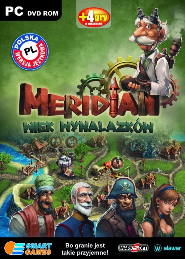 Meridian. Wiek wynalazków. Smart games. PC DVD-ROM + 4 gry w wersji demo