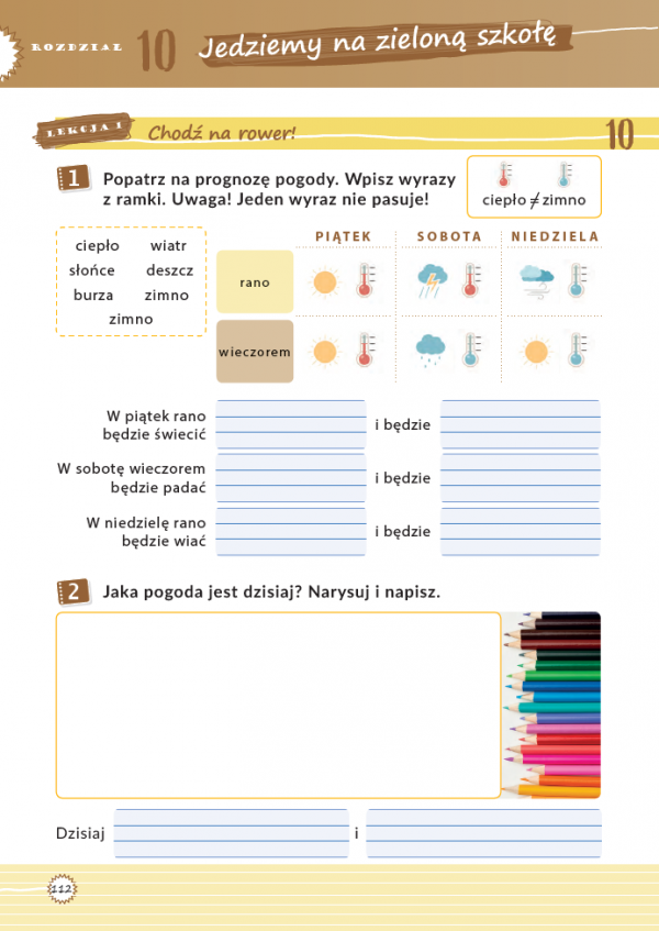 Polski w szkole. Zeszyt ćwiczeń do nauki języka polskiego jako obcego dla dzieci (7-10 lat)