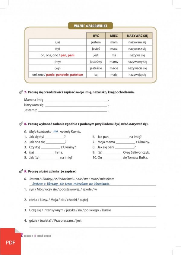 Po prostu polski. Podręcznik do nauki języka polskiego dla uchodźców z Ukrainy (EBOOK PDF)