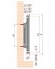 Grzejnik stalowy panelowy Diamond C11 500x700