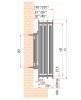 Grzejnik stalowy panelowy Diamond C33 300x2400