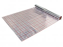 Folia aluminiowa Izofolix do podłogówki 50m