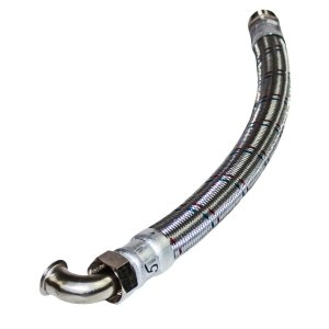 Wąż antywibracyjny 60cm z kolanem