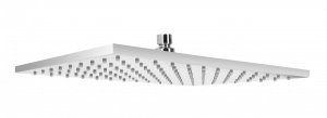 Deszczownica prostokątna metalowa Rodos Slim 300x200mm 1/2''