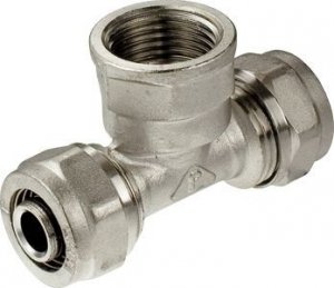 PEX trójnik 16X1/2 GW