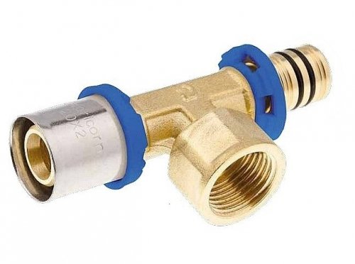 QualiPress trójnik zaciskany Capricorn 16x1/2 GW