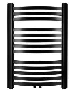 Grzejnik łazienkowy DIAMOND GR3-V 570x1400, zasilanie dolne centryczne, kolor: czarny
