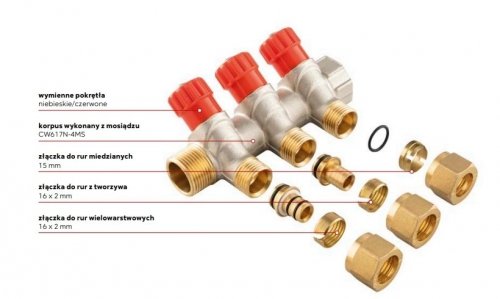 Złączka do rur wielowarstwowych Ferro 16x1/2 GW