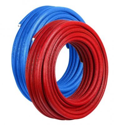 Rura PEX/AL/PEX 20x2 w otulinie czerwonej PE 50m