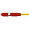 Chwytak z igłą gn. 4mm KLEPS 2700-R 60V= / 30V~, 10A czerwony