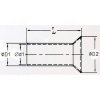 KRN007508 Tulejka nieizolow. 0,75mm2x8   100szt