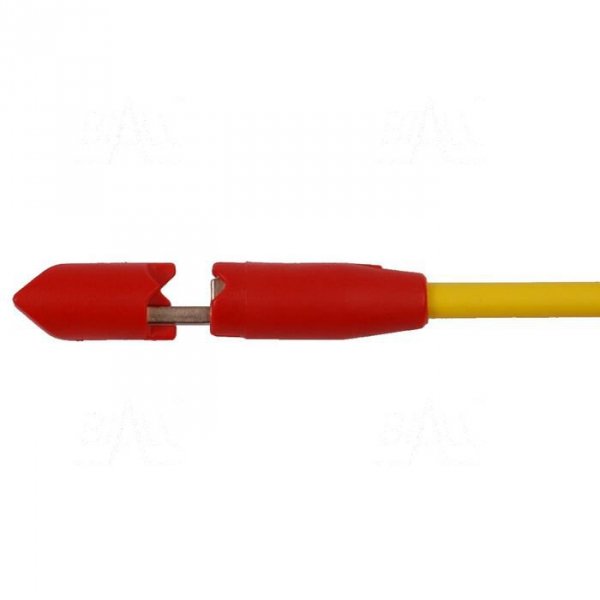 Chwytak z igłą gn. 4mm KLEPS 2700-R 60V= / 30V~, 10A czerwony