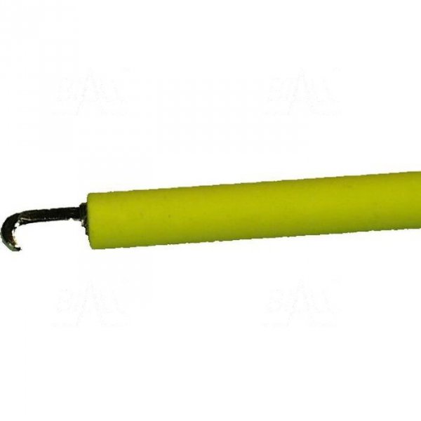 Chwytak bezp. haczyk. gn. 4mm KLEPS 2900-R CAT III 1000V, 20A czerwony