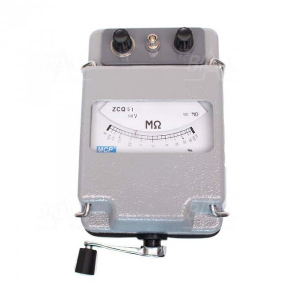 ZCQ51 Induktorowy miernik rezyst. izolacji 500V maks. 5mA 0~100MOhm